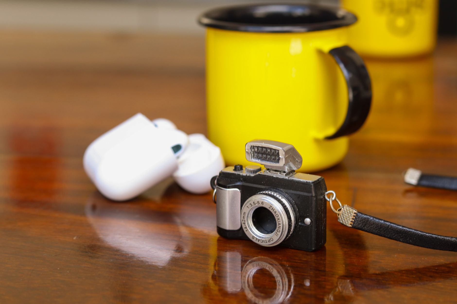 A Tiny Camera on an Earbud